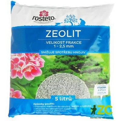 Rosteto Zeolit 1-2,5mm,4-8mm 5 l