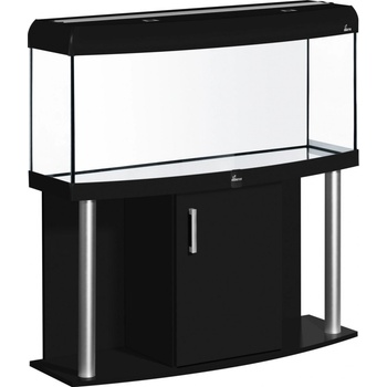 Diversa Comfort LED akvarijní set vypouklý hliník černý 240 l