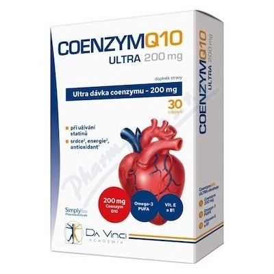 Coenzym Q10 Ultra 200mg Da Vinci Academia 30 tabliet