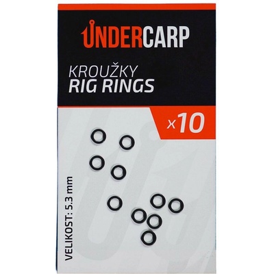 UnderCarp krúžky 10 ks Rig Rings Veľkosť 5,3mm