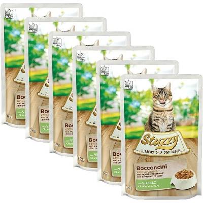 Stuzzy Cat Chunks telecí kousky ve šťávě 6 x 85 g