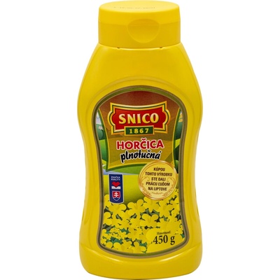 Snico Horčica plnotučná 450 g