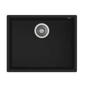 Teka Подплотова гранитна мивка Teka Square 50.40 TG ЧЕРНА (Square 50.40 TG ЧЕРНА) Мивка за вграждане