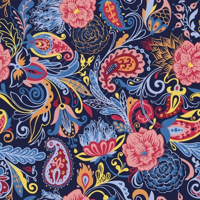 Softshell pružný paisley by MIMI
