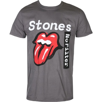 ROCK OFF тениска метална мъжки Rolling Stones - Без филтър Текст - ROCK OFF - RSTS98MC