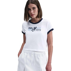 NIKE Тениска w nsw tee ringer ccb (io7383-100)