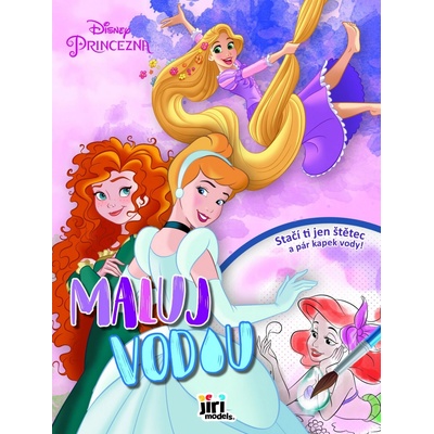 Jiri Models Maluj vodou A4 Disney Princezny 3778-9
