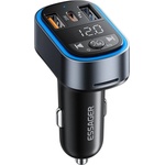 ESSAGER ECCFM-CT0G-P 35W PD Автомобилно Зарядно с FM Трансмитер, Bluetooth 5.3 и USB-A + Type-C