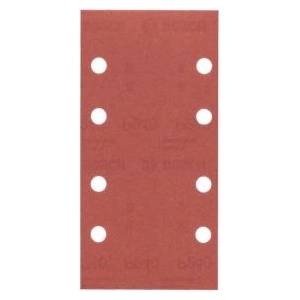 Bosch Шкурка BOSCH 93x185 мм, G240, 8 отвора, велкро, (10 бр. ) 2609256A85 (2609256A85)