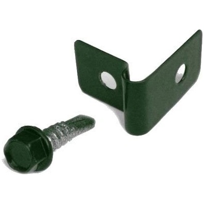 Šroubek s.r.o. Příchytka L-clip, PVC zelená