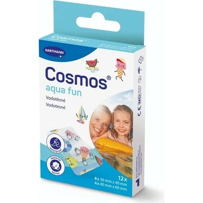 Cosmos Aqua Fun vodeodolná náplasť 12ks 2 veľkosti