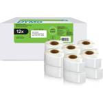 DYMO LabelWriter 25 мм x 54 мм Етикети за адрес на връщане 12 ролки от 500 бр (2177563)
