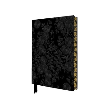 Flame Tree Publishing Uematsu Hobi: Box Decorated with Chrysanthemums Artisan Art Pocket Notebook (Flame Tree Journals) | Flame Tree Publishing