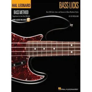 Hal Leonard Bass Method - Bass Licks | Ed Friedland (2009)