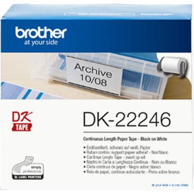 BROTHER ТИП QL - LENGHT FREE PAPER TAPE - 103mm x 30.48m - P№DK22246 (DK22246)