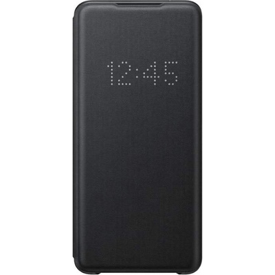 Samsung LED View Cover EF-NG988PB - оригинален калъф през който виждате информация от дисплея за Samsung Galaxy S20 Ultra (черен)