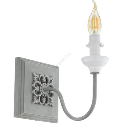 EGLO 33002 - Стенно осветително тяло 1xE14/40W/230V сиво (EG33002)