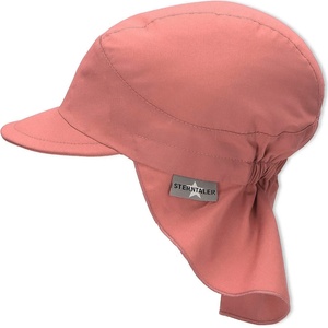 Sterntaler Детска шапка с козирка Sterntaler Kid's Peaked Cap with Neck Protection Uni Cap - Rosewood - размер 51 cm (904-1902-0513)