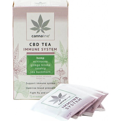 Cannaline CBD čaj na podporu imunity 20 x 1,5 g