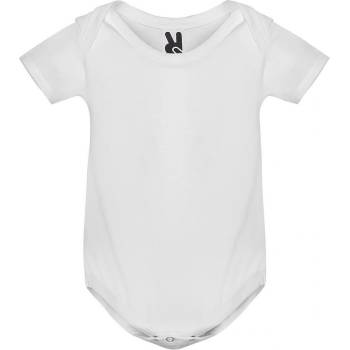 Roly Бебешко боди с къс ръкав- бяло honeyid38