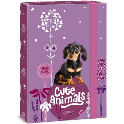 Ars Una Кутия с ластик Ars Una A4 Cute Animals-Puppy 2024 (50853694)