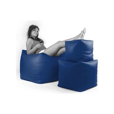 Primabag Cubes 37x37 cm tmavomodrá
