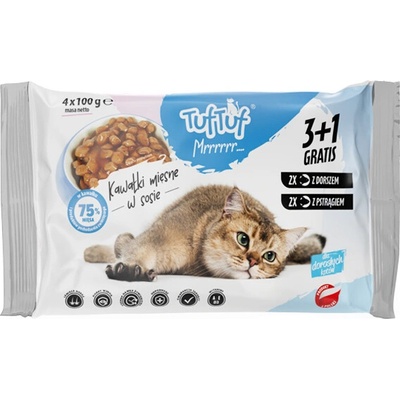 Tuf Tuf 2x treska 2x pstruh 4 x 100 g