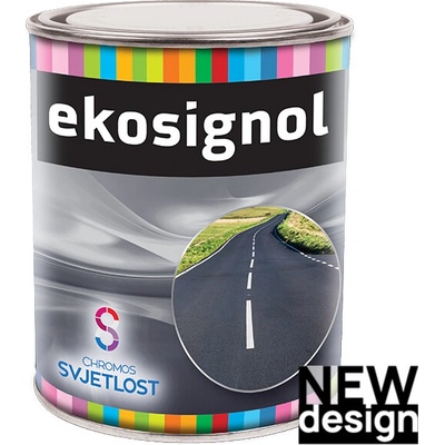 Ekosignol - farba na vodorovné dopravné značenie RAL 8008 - olivová hnedá 5 l