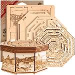 EscapeWelt 3D дървен пъзел лабиринт Secret Maze Box (EW21)