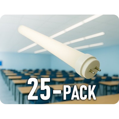 V-TAC LED trubica T8 9W, 850lm, G13, sklo, 60cm/25-PACK! Denná biela