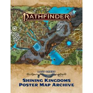 Pathfinder Lost Omens Shining Kingdoms Poster Map Archive (P2) | Paizo (ISBN: 9781640786844)