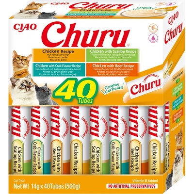 CIAO Churu Chicken Variety 40 x 14 g