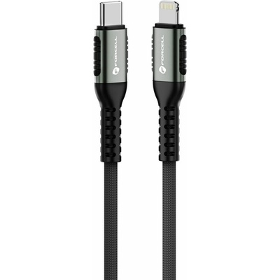 Forcell C259 USB-C na Lightning PD 3A 27W Cafule 0,5m čierny