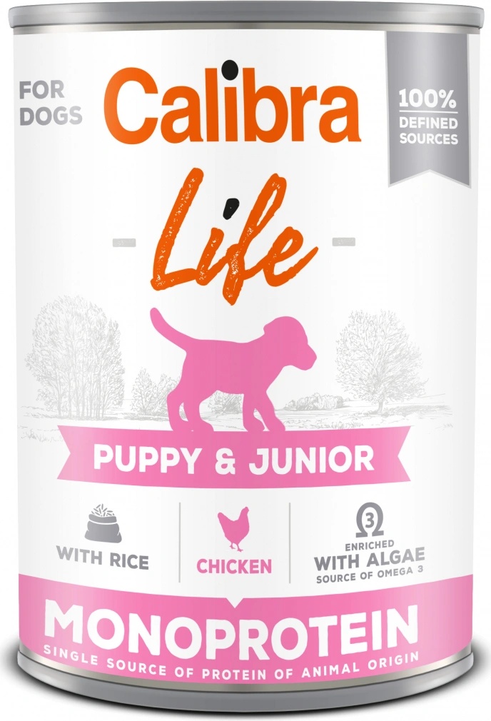 Calibra Life Puppy & Junior Chicken & Rice 400 g Calibra Life Puppy & Junior Chicken & Rice 400 g