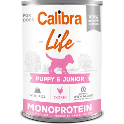 Calibra Life Puppy & Junior Chicken & Rice 400 g