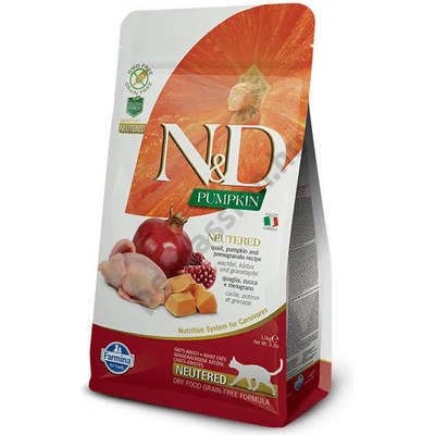 N&D Pumpkin Neutered quail & pomegranate 300 g