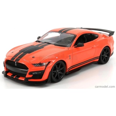 Maisto Ford usa Mustang Shelby Gt500 Coupe 2020 Orange 1:18