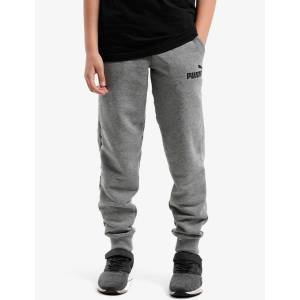 PUMA Essentials Logo Pants Grey - dress4less