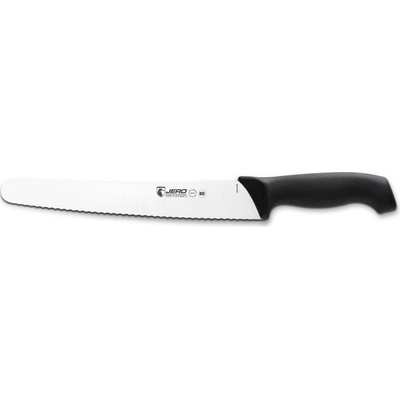 KOLIMAX Nůž na pečivo JERO 25 cm/37 mm, rukojeť z černého elastomeru
