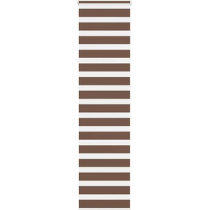 vidaXL Зебра щора, кафява, 60x200 см, ширина на плата 55, 9 см, полиестер (4014357)