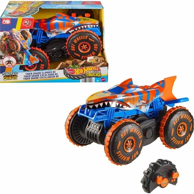Mattel Hot Wheels RC Monster trucks Lezec tiger shark JFR39 TV - Mattel