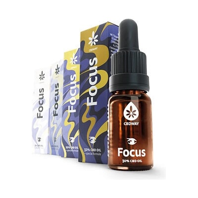 CBD WAY Olej Focus Soustředění 20 % 10 ml – Zbozi.Blesk.cz