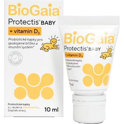 BioGaia Protectis BABY + vit.D3 probio kapky 10 ml