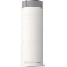 ASOBU luxusné termoska Le Baton white / silver 500 ml
