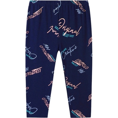 Kugo SL3568 dívčí 3/4 legíny tm.modrá