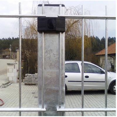 Stĺpik na plot Bravo 6 x 6 x 260 cm pozinkovaný