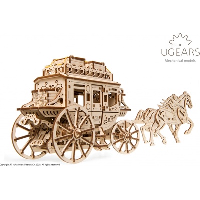 Ugears 3D puzzle Dostavník 248 ks