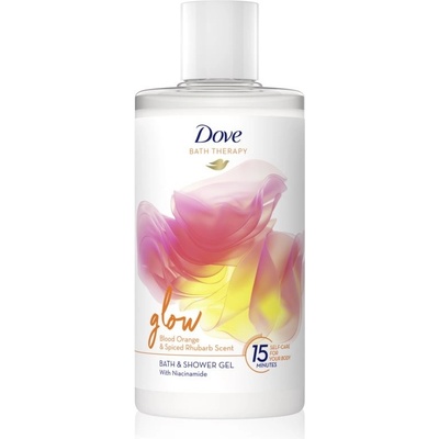 Dove Gel Glow koupelová tekutina 400 ml