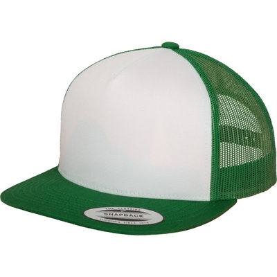 Flexfit Flexfit Trucker 6006 5 panelová COT556006x7499-kelly/white Zelená kelly/bílá