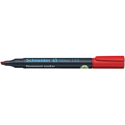 Schneider Алкохолен маркер, 1-4 мм, изрязан, SCHNEIDER "Maxx 133", червен 113302 (113302)